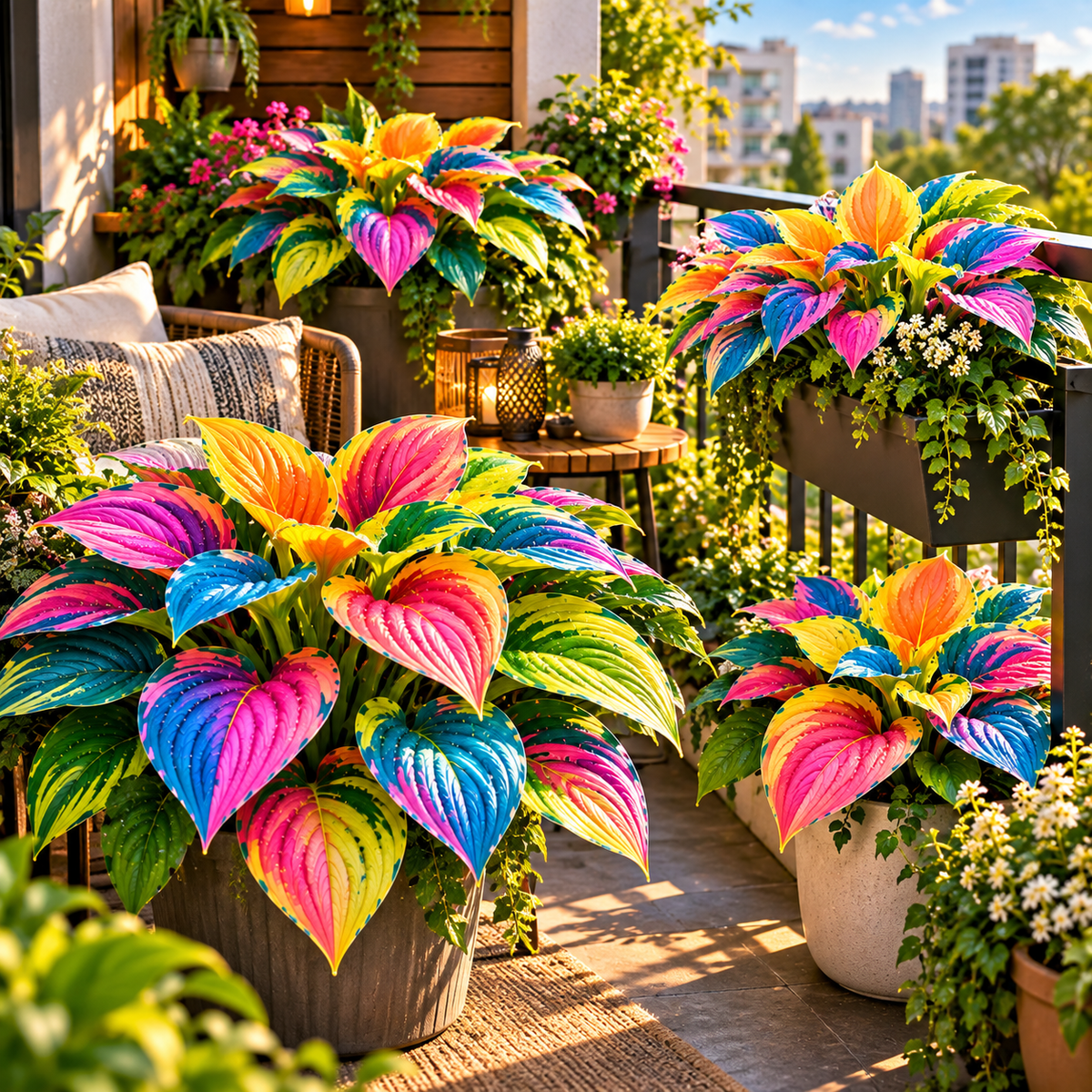 🌈 Semillas de Hostas Raras Arcoíris – Transforma tu Jardín con Colores Extraordinarios
