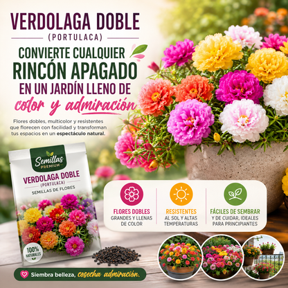 SEMILLAS DE VERDOLAGA DOBLE