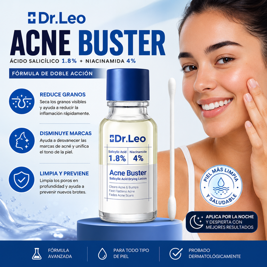 Dr. Leo Ácido Salicílico Acne Buster – Tratamiento Secante para el Acné y las Imperfecciones