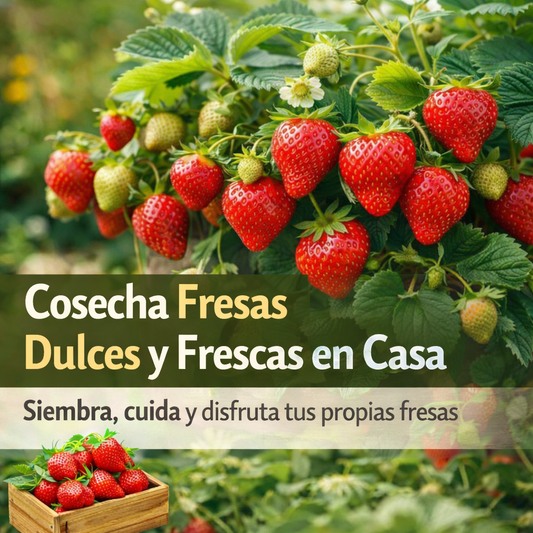 Semillas de Fresa para Cosechar tus Propias Fresas Naturales en Casa