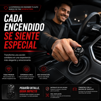 Palanca de Arranque para Vehículos con Botón Start/Stop: Convierte Cada Encendido en una Experiencia Deportiva y Elegante