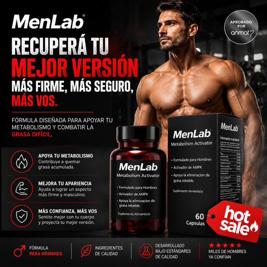 MenLab® - Recuperá un Aspecto Firme y Masculino y Volvé a Sentirte Orgulloso de Lo Que Ves en el Espejo