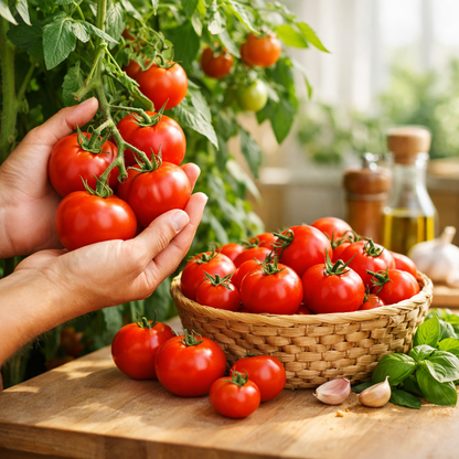Semillas de Tomate para Cultivar Tomates Grandes, Rojos y Llenos de Sabor en Casa