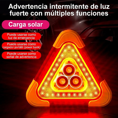🚨 Triángulo de Seguridad LED de Alta Visibilidad
